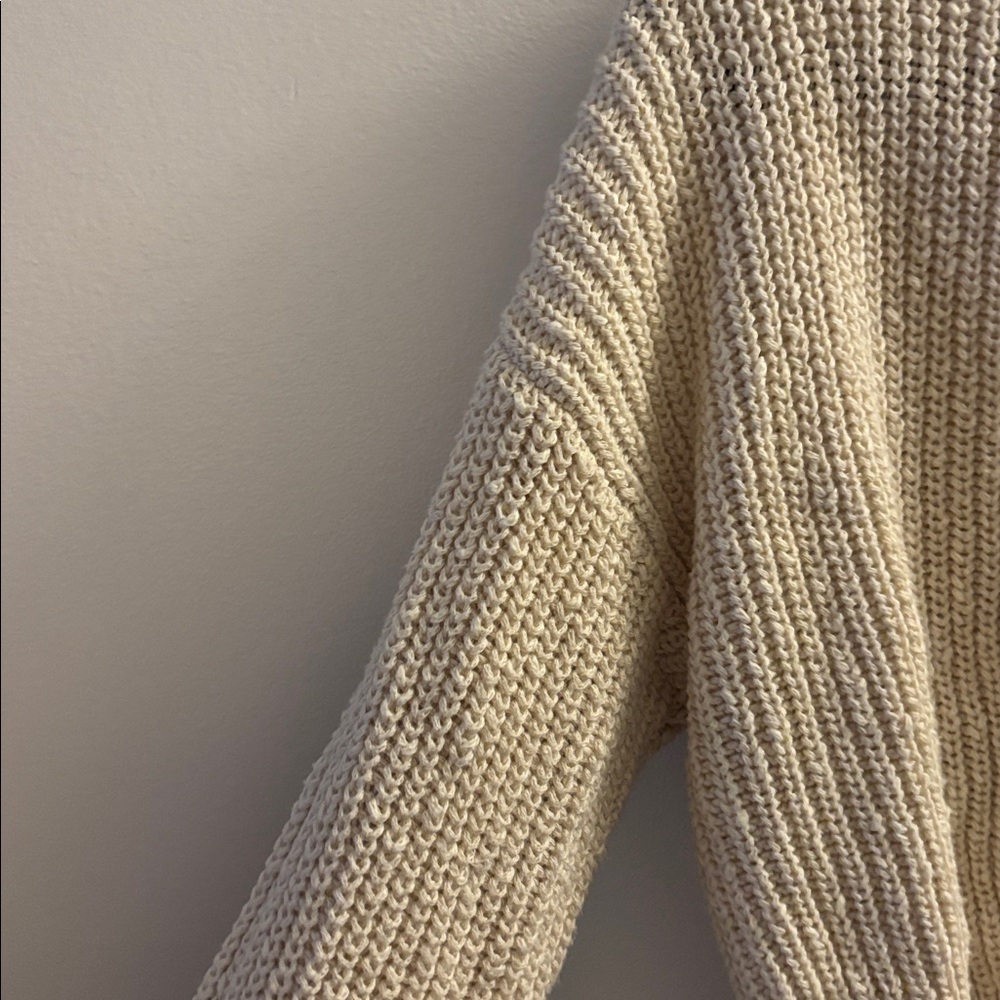 Madewell Textured Cream Cardigan - Picture 5 of 5